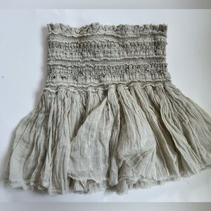 Free People Top/ mini skirt